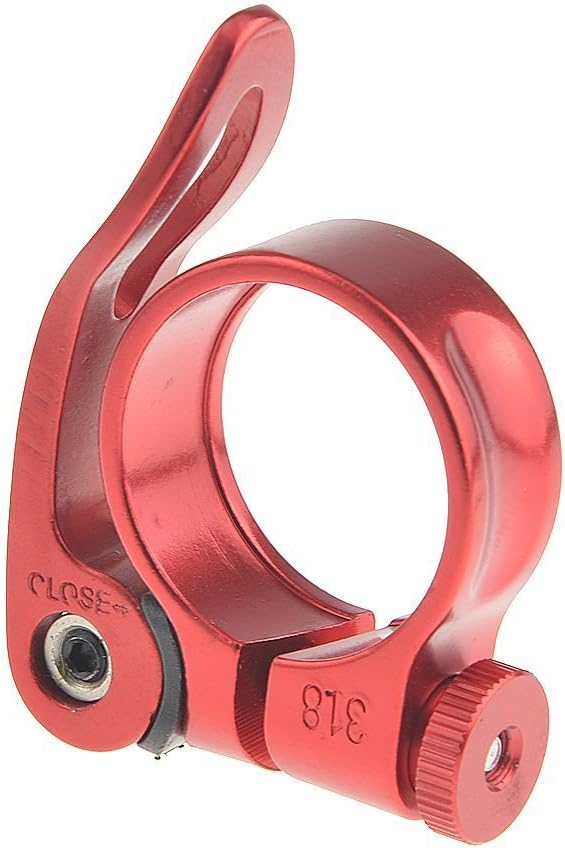 Aluminium Alloy Bicycle Mountain Road MTB Bike 31.8mm/34.9mm Quick Release Seat Post Clamp Tube Clip