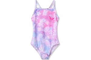 TENVDA Girls One Piece Swimsuits Sport Halter Swimwear Beach Bathing Suit