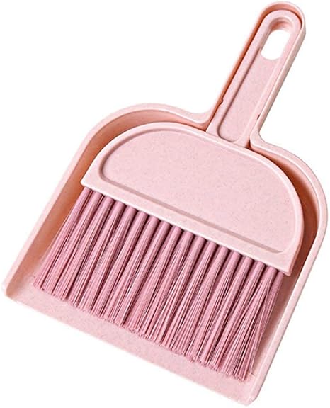 Mini Broom Sweeper Set Small Broom Dustpan Set Mini Desktop Sweep Cleaning Brush Plastic Bucket Household Small Broom Dust Shovel Pink Amazon De Kuche Haushalt