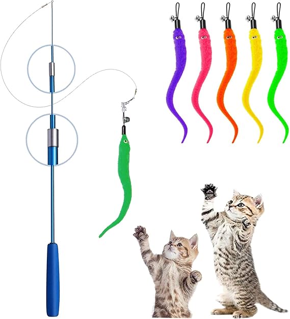 canne a peche jouet chat