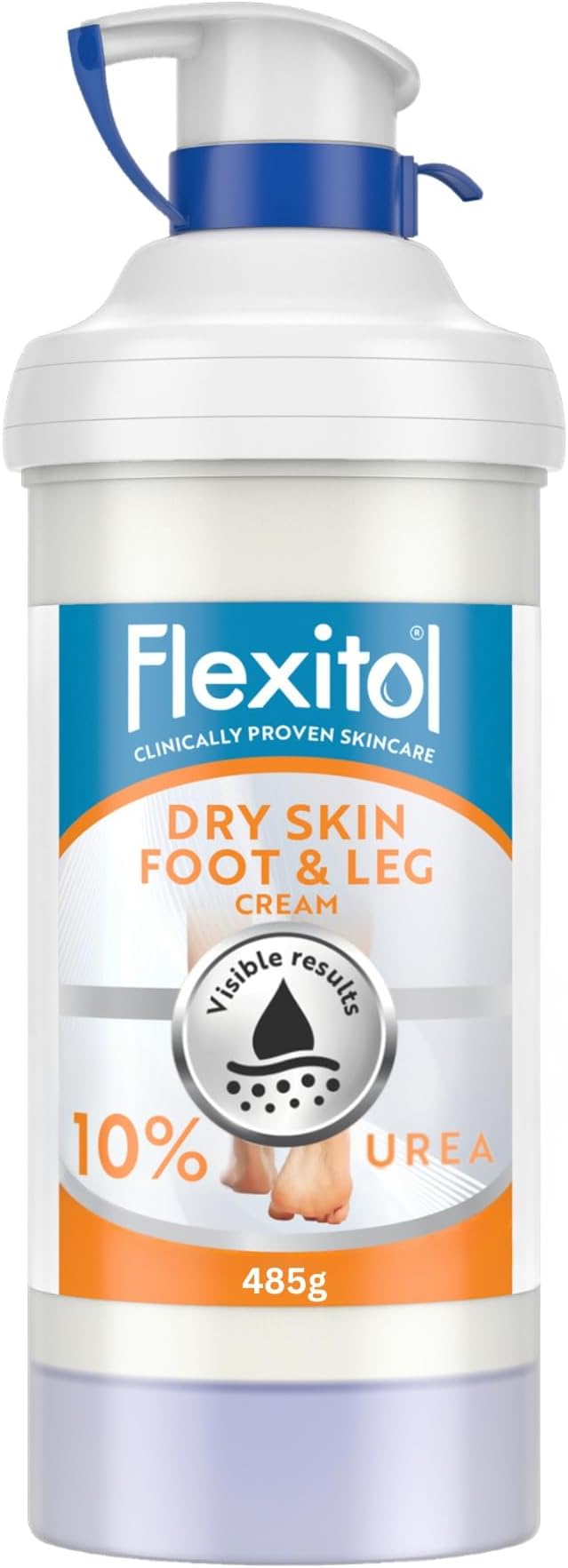 Flexitol Dry Skin Foot & Leg Cream 10% Urea 485g Hydration 48H