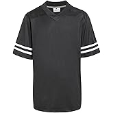 Pullonsy Blank Football Jerseys for Men Adult Hip-Hop Hipster Shirt Practice Sports Uniform Tops