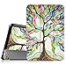 Fintie Slim Shell Case for Samsung Galaxy Tab 4 8.0 (8-Inch) Case - Ultra Lightweight Protective Stand Cover with Auto Sleep/Wake Feature, Love Tree