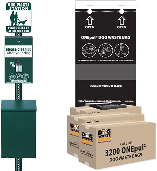 dog waste station amazon