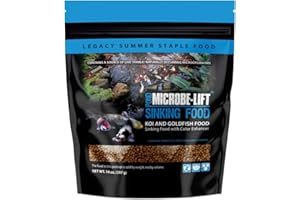 MICROBE-LIFT Sinking Fish Food Pellets for Ponds, Water Gardens, and Fountains, for Live Goldfish and Koi, 14 Ounces