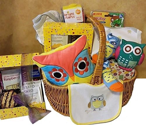 It's An Owl, Newborn Boy or Girl Gift Basket