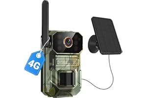 KyraNexo 4G LTE Cellular Video Doorbell with Solar Panel, AI Motion Detection, 1080p Live View, Night Vision, 2-Way Talk, IP6