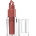 COVERGIRL Clean Lip Color, Maple Glaze, Satin Finish, Squalane, Avocado & Aloe, Carmine-Free, Non-Drying, 0.12oz