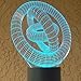 Padshow Optical Illusion 3D Ring-In-Ring Lighting is a Great Nightlight with a Soft Subtle Glow for Kids. These Eco-friendly Laser Cut Precision LED Lights Make Beautiful Gifts for Mom and Amazing Desk Lamps for Dad. Start Enjoying your very own Multicolored USB Powered Light Today!