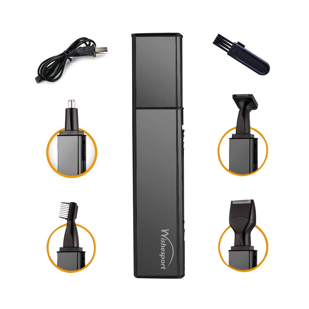 Electric Women Shaver for Women, 4 in 1 Hair Removal,Wishesport Bikini Trimmer Nose Hair Trimmer Eyebrow Trimmer Body Epilator for women Painless Hair Remover Groomer