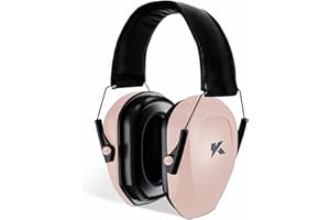 ucho 34dB Shooting Ear Protection - Maximum Hearing Protection for gun range, Slim Passive Noise Reduction Earmuffs