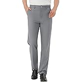 Men's Tall Classic Fit Flex Flat Front Dress Pants Formal Pants for Business & Office