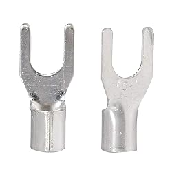 Carkio 100 PCS SNB3.5-4 Non-Insulated Fork Spade
