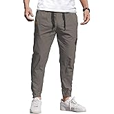 COOFANDY Mens Casual Joggers Pants Elastic Drawstring Chino Cargo Pants Hiking Outdoor Track Sweatpants