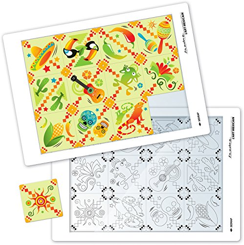 Puzzle À la manière de l'art mexicain