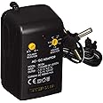 Seven Star 1.5V, 3V, 4.5V, 6V, 7.5V, 9V, 12V DC, 500mA Regulated Universal AC to DC Converter with Multiple Connector Ends