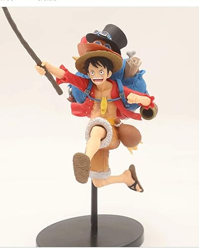 Amazon Co Jp ワンピースgk実行ルフィバックパックモデルエースパック箱入りgkモデル 14cm ホビー 通販