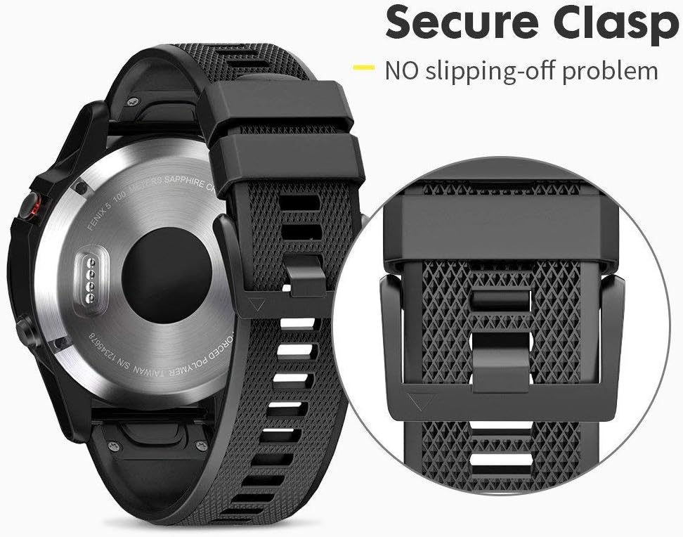 NotoCity for Garmin Fenix 6/6 pro Strap, Quickfit 22mm for Fenix 5/7/5 plus/7 Pro/8 47mm - Image 5