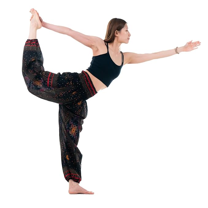 Bangkokpants de las Mujeres Boho Pantalones Hippie Ropa Yoga ...