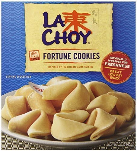 La Choy, Fortune Cookies, 3oz Box (Pack of 4) by La Choy