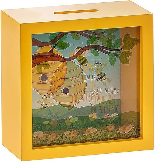 The Leonardo Collection Abeja Feliz - Caja Marco Caja de Dinero: Amazon.es: Hogar