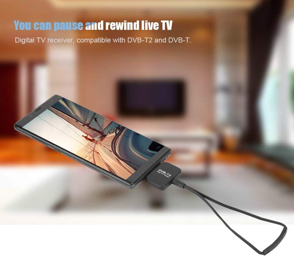 Antenne De Television Dvb T Dvb T2 Recepteur De Television Mobile Avec Double Antenne Cle De Television Tnt Portable Pour Tablette Smartphone Android Amazon Fr High Tech