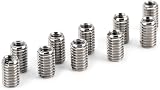 Hyuduo M6x10mm Stainless Steel Wire Thread Inserts M6 to M4 Repair Kit 10pcs view 8