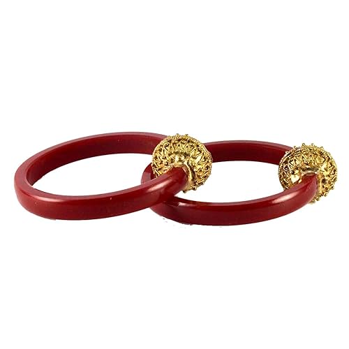 Bangle Set for Women (Red) (ban1380-2.10)