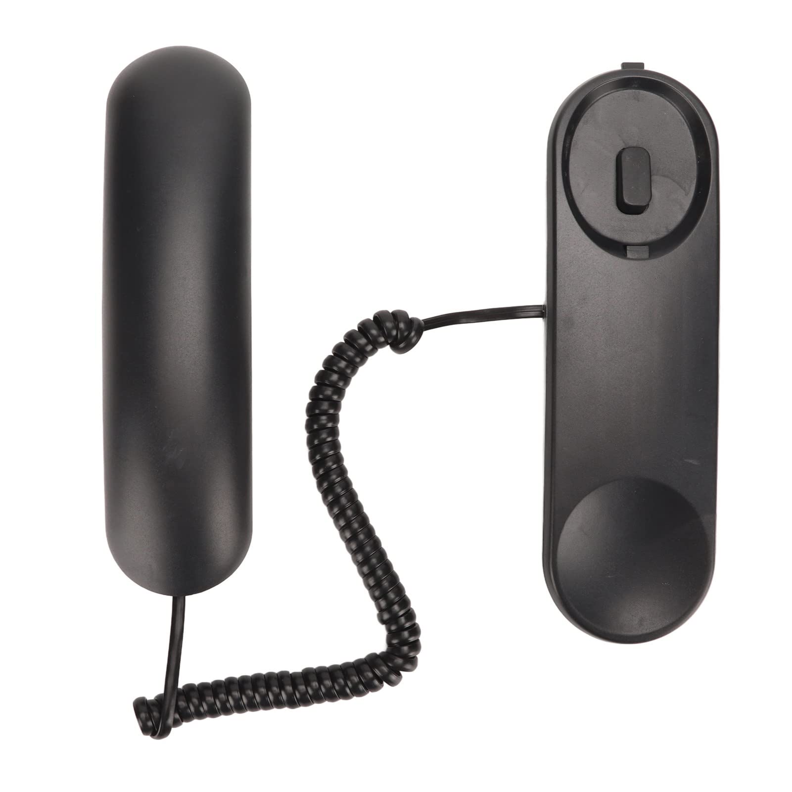 Wall Phone, Landline Phone for Home with Cord, Clear Sound Big Buttons Redial Mute Function, Telephones for Seniors and Hearing Impaired (Black)