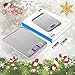 AMIR Digital Kitchen Scale, 5kg, 0.05oz/ 1g Cooking Scale, High Accuracy Food Scale, 6 Units, Back-Lit LCD Display, Tare & Auto Off Function, Stainless Steel & Slim Design Batteries Included (Silver)