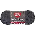 Red Heart E400.1401 Love Yarn, Solid-Pewter, 1110 Foot