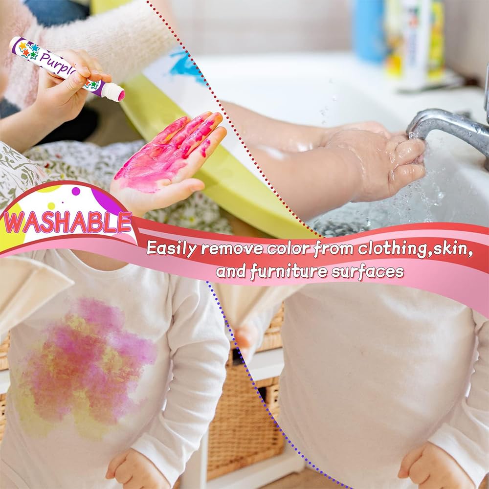 Bingo Daubers Clearance Dot Markers: Bright Non-Toxic Washable Mini Bingo Dobbers Paint Dot Art Markers Bingo Dabbers for Kids Toddlers - Perfect for Kids' Hand-Eye Coordination Development