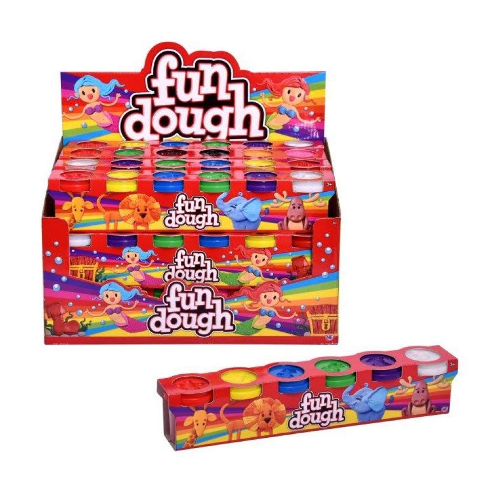 HTI Play Dough 6 Pack - 6 Colors - Age 3+