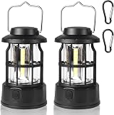 Flintronic Camping Lanterns 2 Pack Retro Battery Powered IPX4 Waterproof view 8
