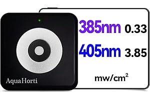UV Light Meter for Resin 3D Printers, 405nm & 385nm UV Intensity Tester with Bluetooth App, Measure Irradiance Distribution f