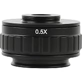 C Mount Adapters Lens 0.5X CTV for Trinocular Stereo Microscope 38MM Interface