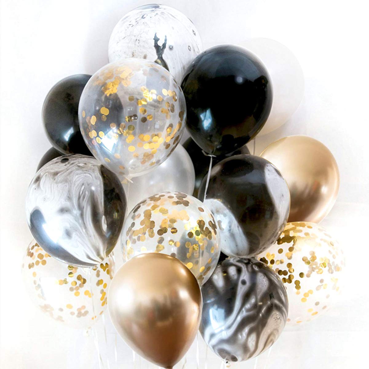 Deco Soiree Disco Decoration Fete Dore Oscar Anniversaire Deco Anniversaire Noir Putwo Blanc Dore Noir Ballon Gatsby Party 70pcs Or Ballon Baudruche Blanc Noir Ballons Latex Pour Fete Hollywood Decorations Et Accessoires