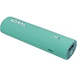 Koral 3350 Portable Charger - 3350mAh Lipstick Size Power Bank (External Battery) - Teal