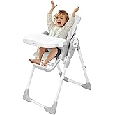 babimoni 4 in 1 Baby High Chair, High Chairs for Babies and Toddlers, Portable Feeding and Eating Seat, Foldable Highchair wi