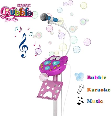 Amazon.com: Soporte de micrófono para niños, máquina de cantar para niños, ideal como regalo de cumpleaños para niñas, juguetes más deseados para niñas de 5 6 7 8 9 años: Musical Instruments