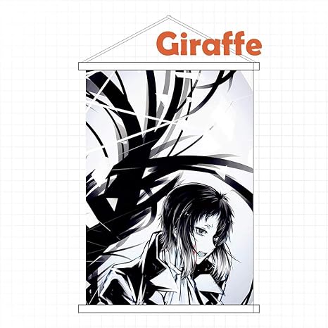 Amazon Giraffe タペストリー 文豪ストレイドッグス 芥川竜之介 あくたがわ りゅうのすけ 掛ける絵 巻物 同人 部屋飾り壁 おしゃれ 可愛い アニメ好き ｈｄ プレゼント おしゃれ 90cmx63cm アニメ 萌えグッズ 通販
