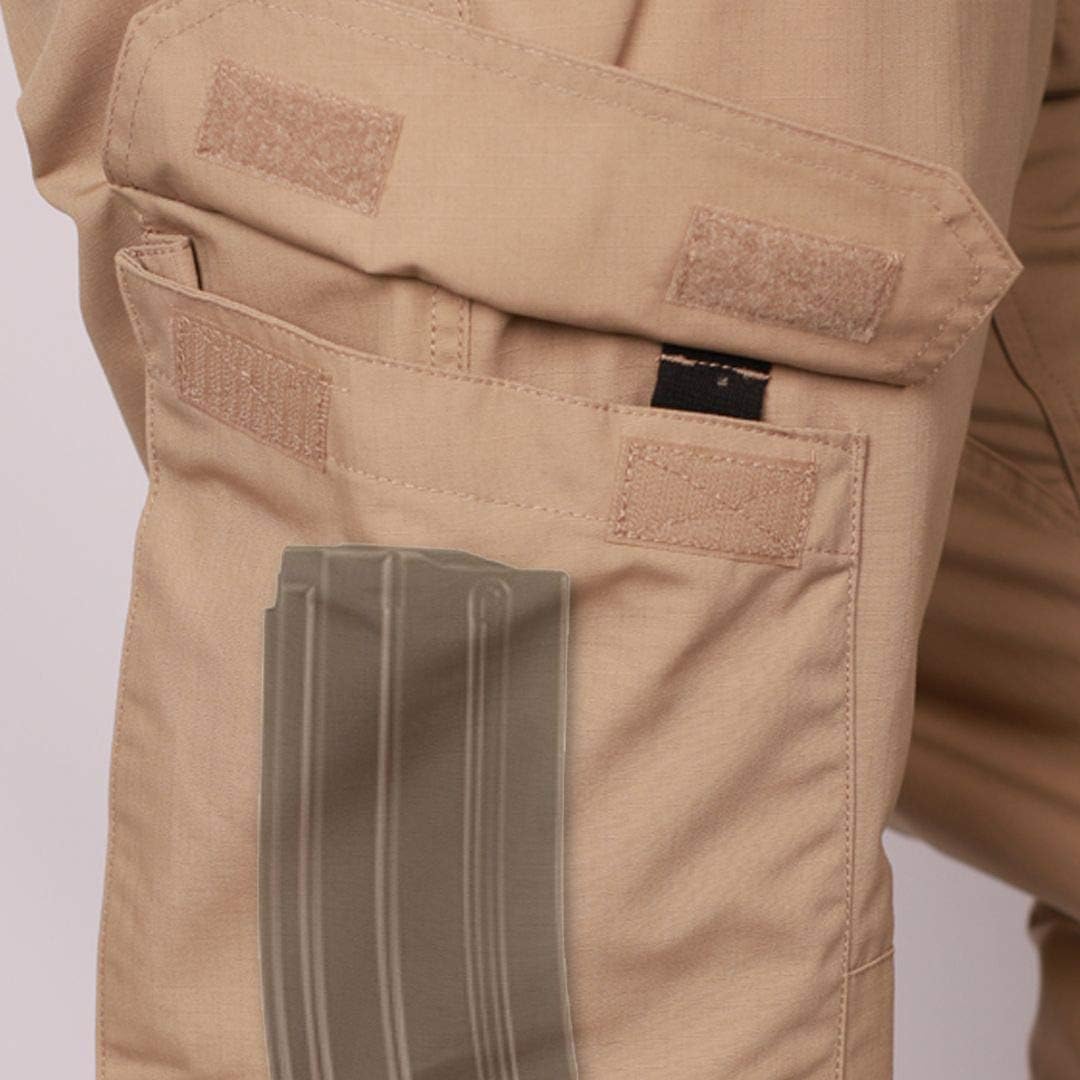 LA Police Gear Men's Water Resistant Operator Tactical Pant with Elastic Waistband: Clothing