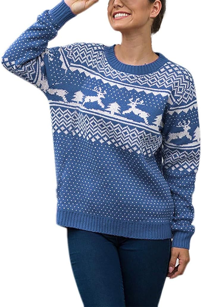 Kingwo Women's Christmas Hoodies, Ladies Long Sleeve Hoodie Sweatshirt