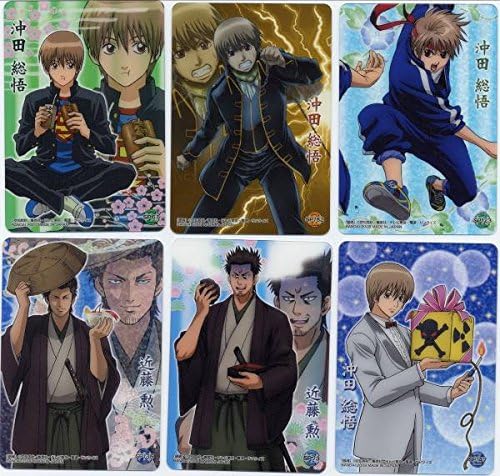 Amazon アニメ 銀魂 クリアカード 沖田総悟 近藤勲 6枚セット カード トレカ 通販
