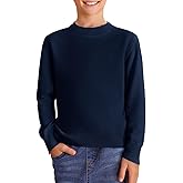 Haloumoning Boys Sweaters Kids Crewneck Long Sleeve Knit Pullover Sweater 5-14 Years