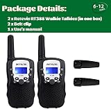 Retevis RT388 Walkie Talkies for Kids Long Range VOX Flashlight 2 Pack view 7