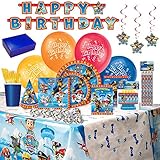 Paw Patrol Birthday Party Supplies and Decorations - 8 Guests
