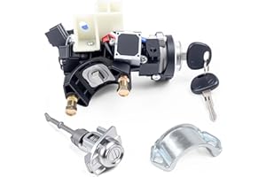 RHAOCZIYAUTO 81905-F2230 Ignition Lock Switch Assembly with Door Lock Cylinder & Keys Fit for Hyundai Elantra 2017-2020 Ignition Lock Cylinder with Housing Replace# 81910-F2130, 81970-F2B00, 81900-F2H00