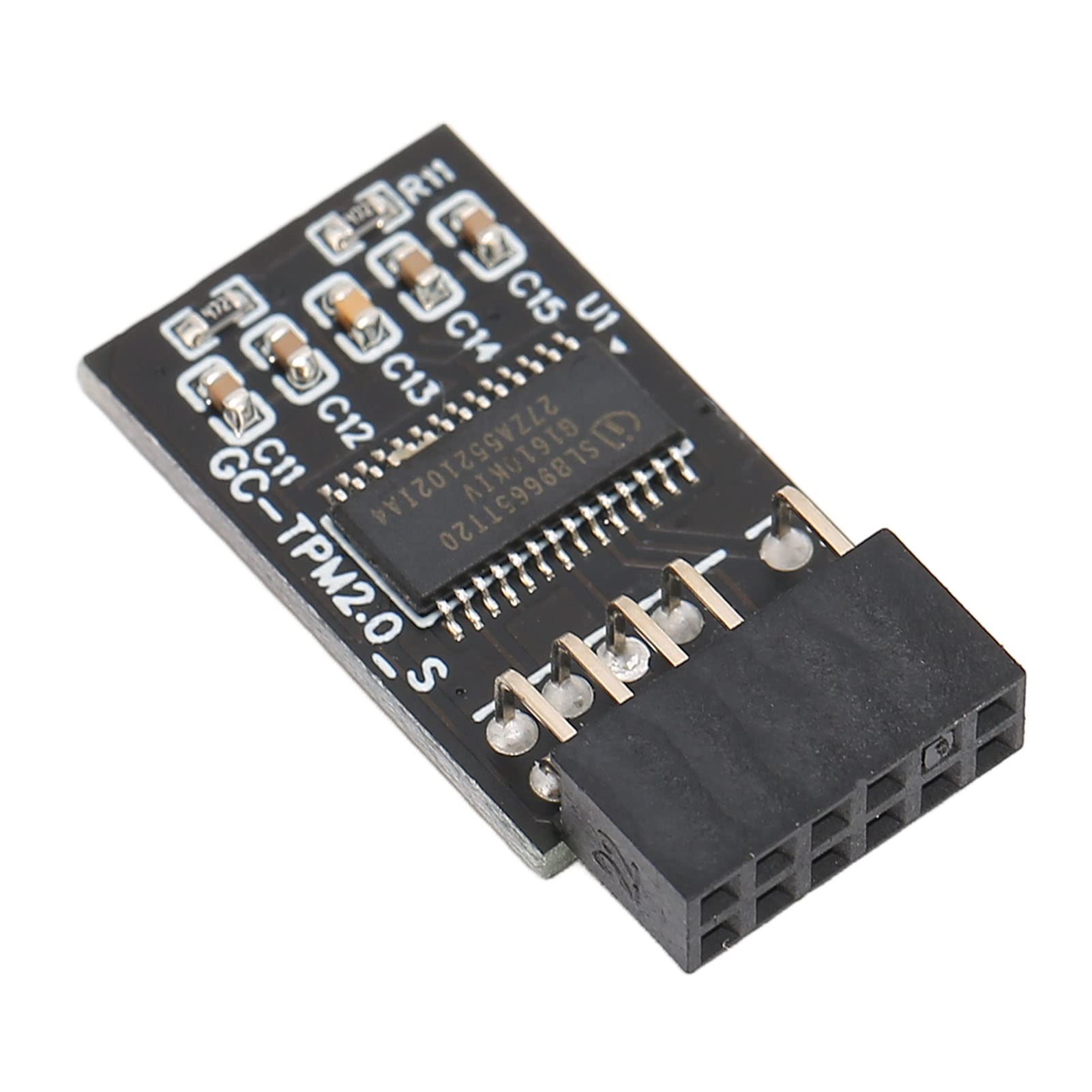 Photo 1 of 11 Motherboard Tpm 2.0 PCB Tpm 2.0 Encryption Security Module for 12Pin Lpc Interface High Security Remote Card Encryption Security Module