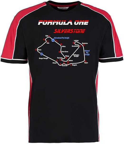 Inspired by Formula One British Grand Prix Racing TShirt, Silverstone UK Circuit F1 (XLarge